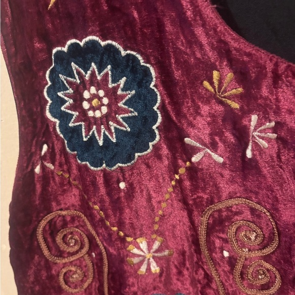 Speed limit mph Multicolored Embellished Tank Top western vest 1x - Picture 4 of 6